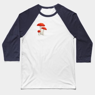 Mushroom Master Fly Agaric Baseball T-Shirt